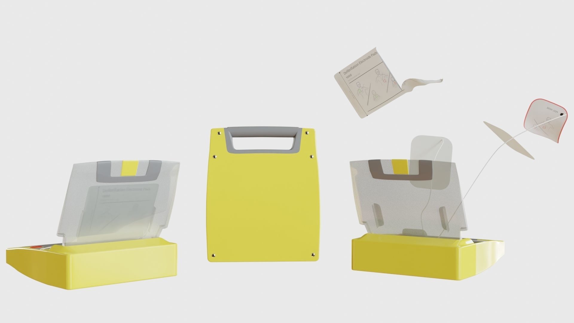 AED defibrillator 3D model_4
