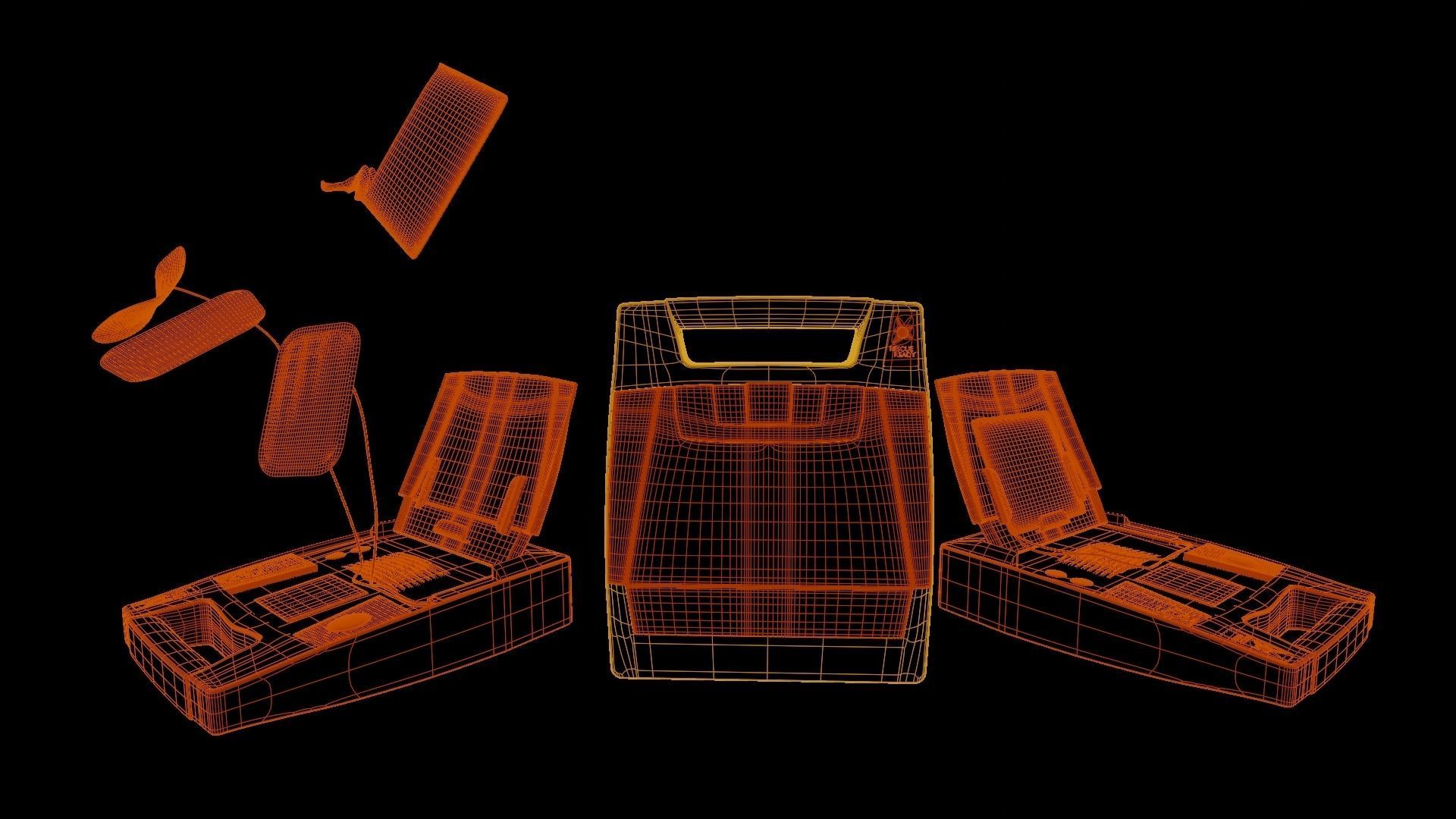 AED defibrillator 3D model_11