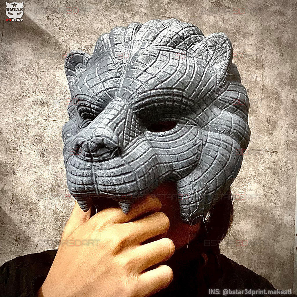 Squid Game Mask - Vip Lion Mask 3D print model_13