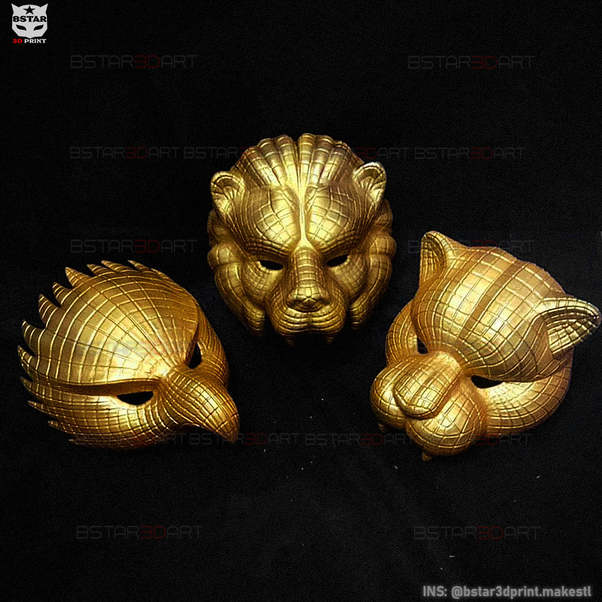 Squid Game Mask - Vip Lion Mask 3D print model_3