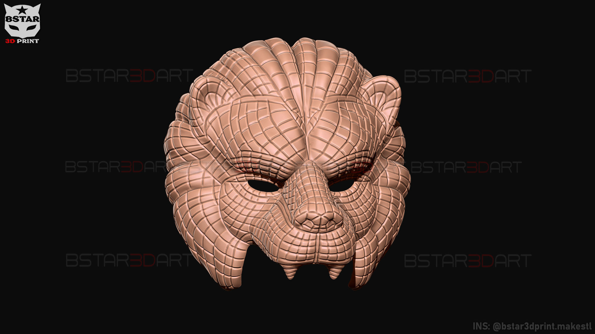 Squid Game Mask - Vip Lion Mask 3D print model_33