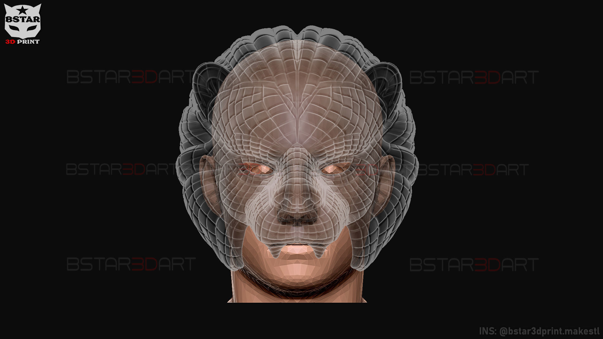 Squid Game Mask - Vip Lion Mask 3D print model_37