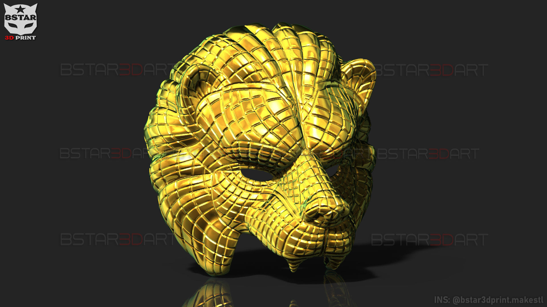 Squid Game Mask - Vip Lion Mask 3D print model_18