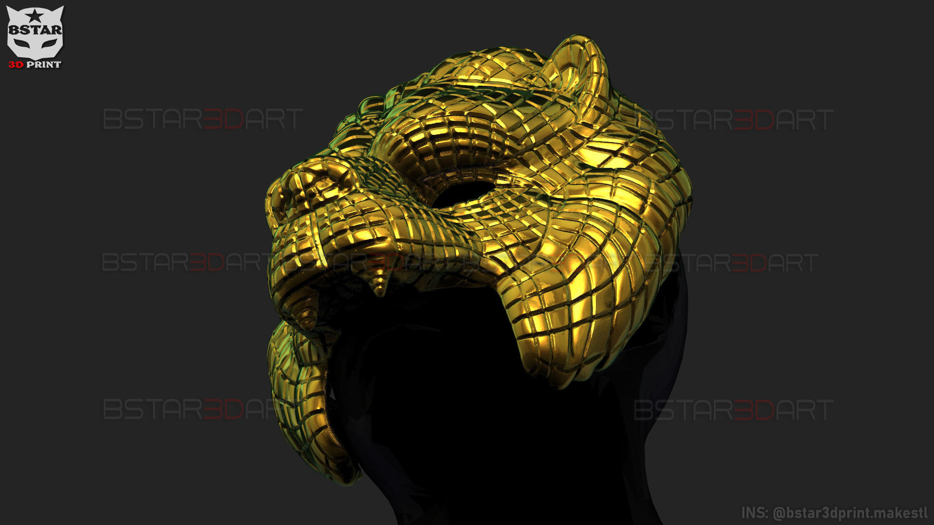 Squid Game Mask - Vip Lion Mask 3D print model_27