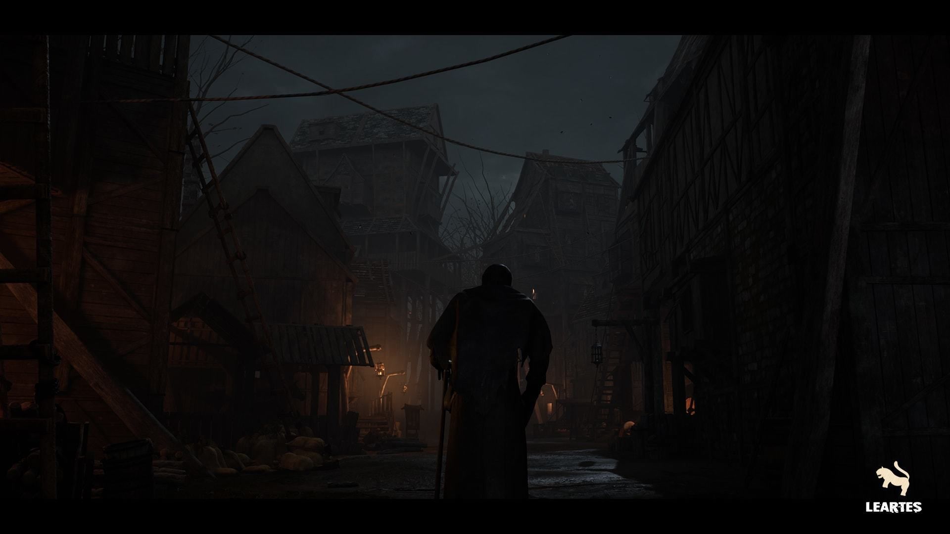 Dark Medieval Environment Megapack Modular with Full Interiors Low-poly 3D model_5