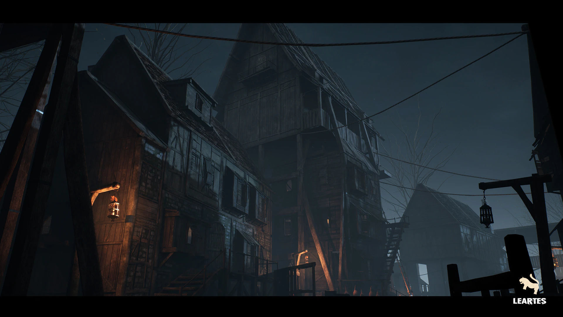 Dark Medieval Environment Megapack Modular with Full Interiors Low-poly 3D model_14