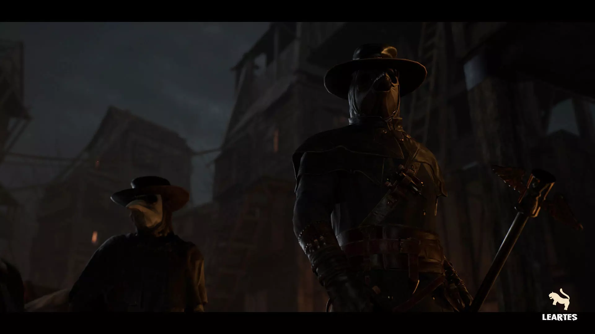 Dark Medieval Environment Megapack Modular with Full Interiors Low-poly 3D model_0