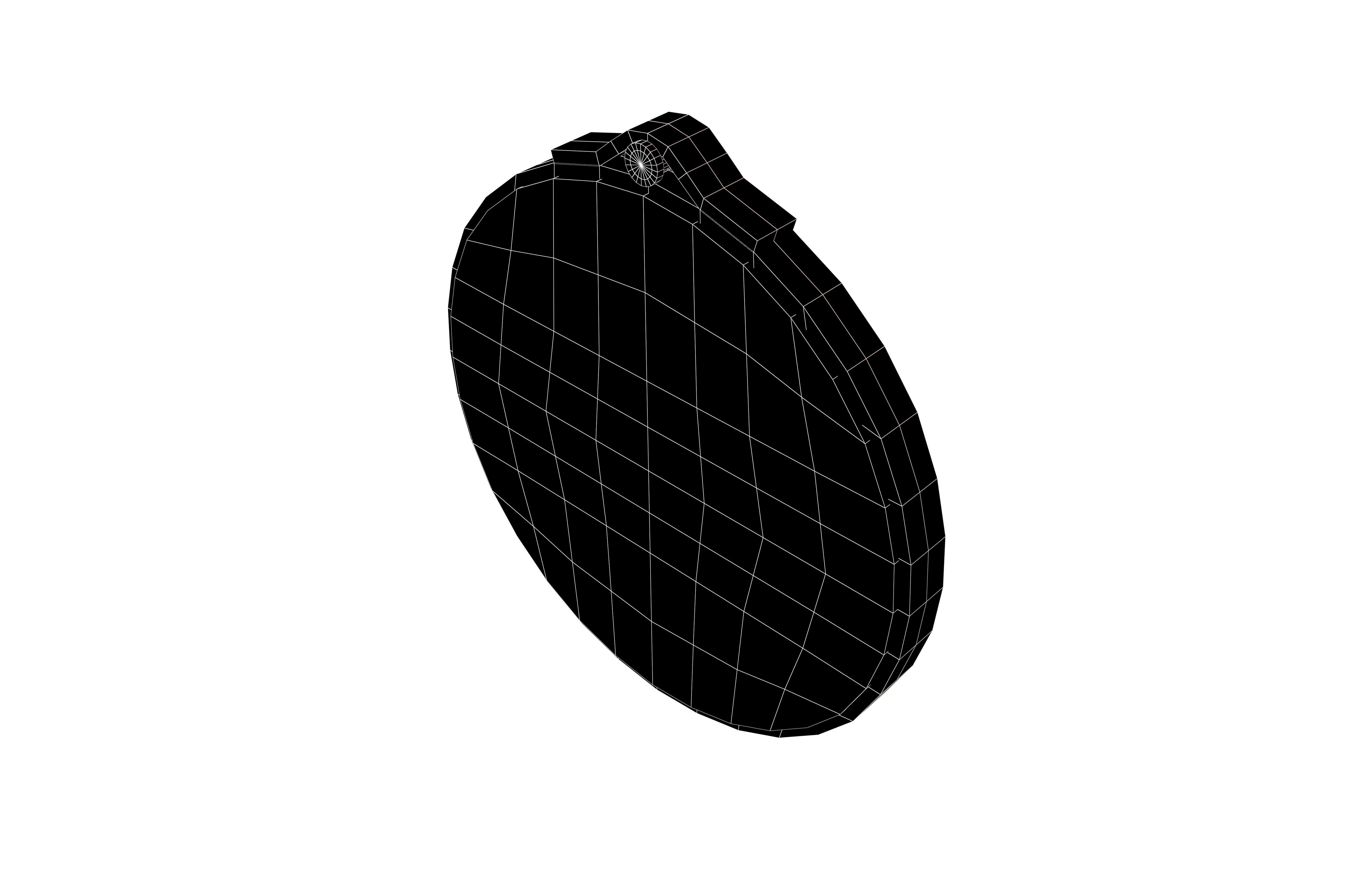 Range Bullseye v2 001 Low-poly 3D model_7