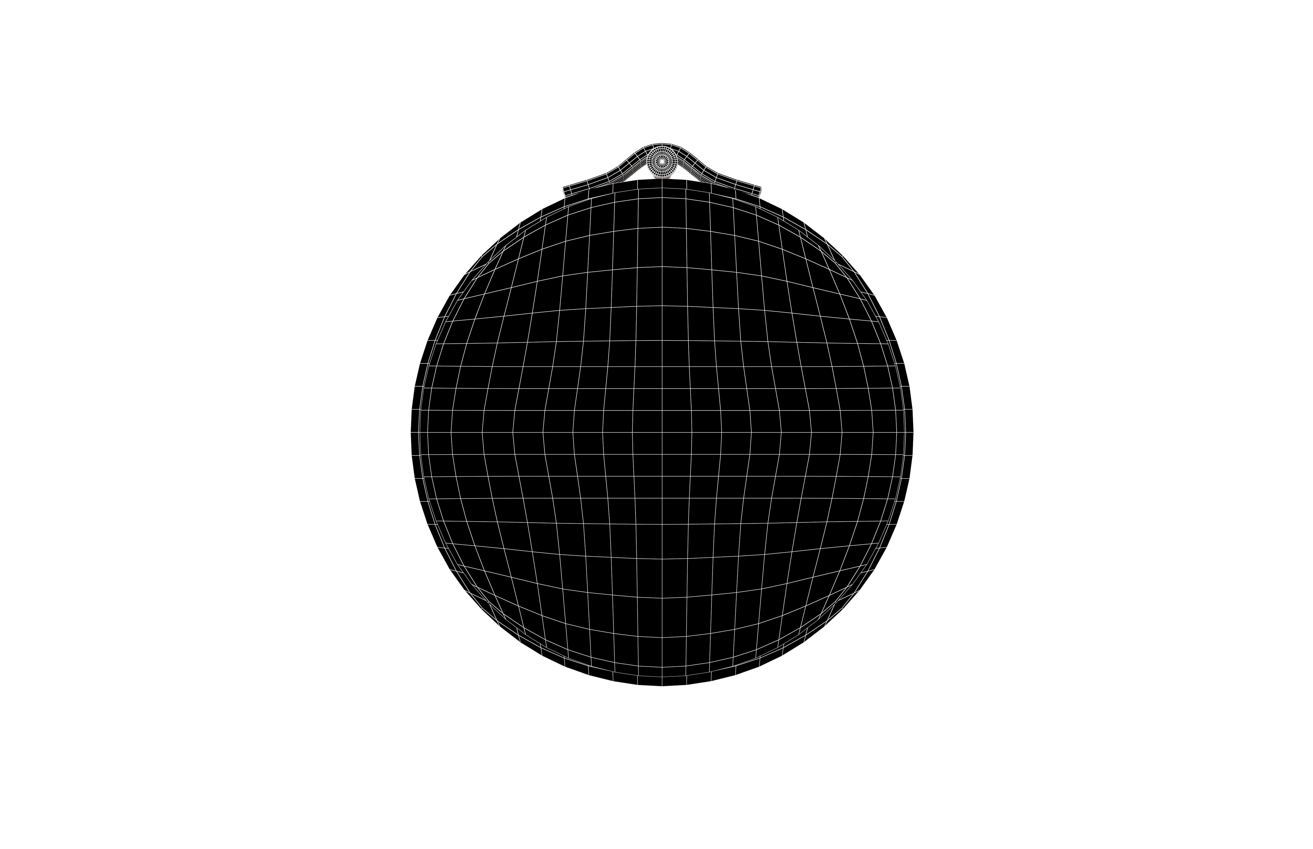 Range Bullseye v2 002 Low-poly 3D model_6