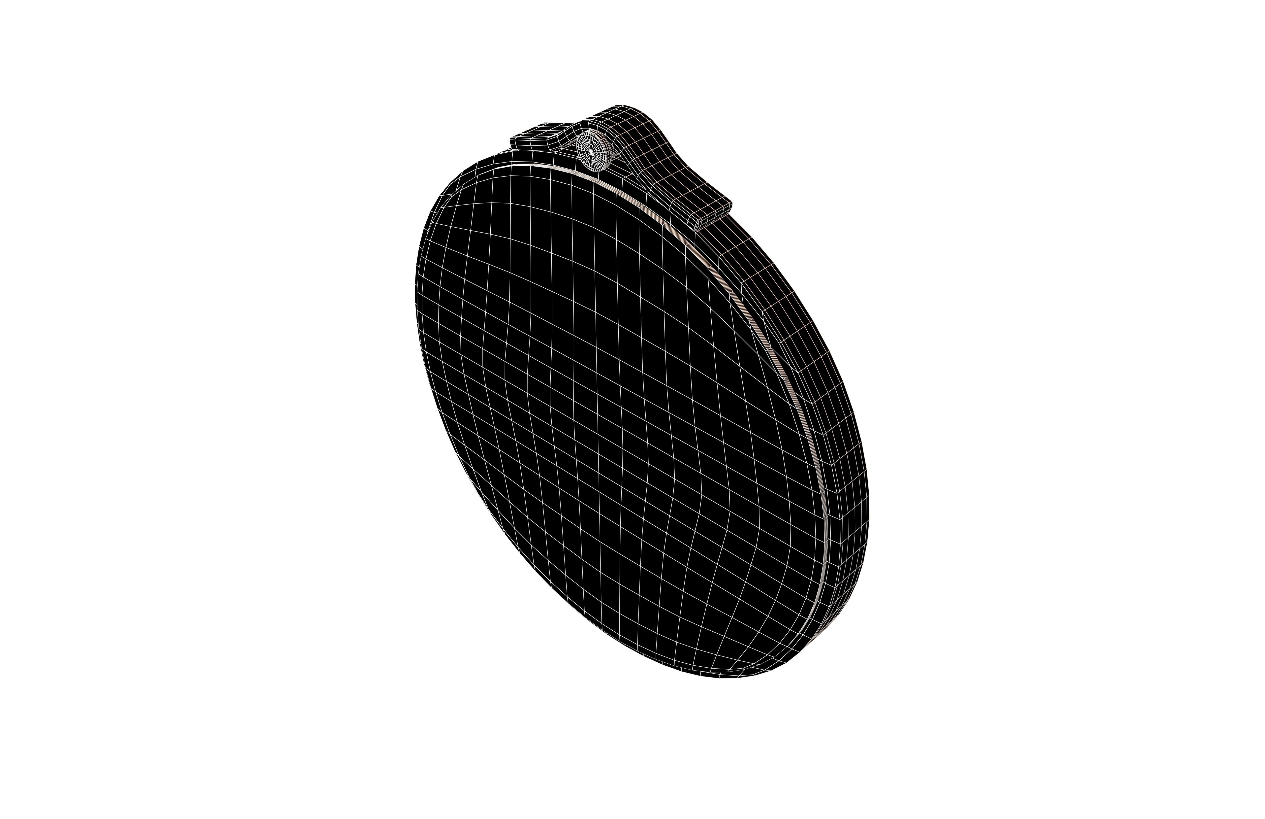 Range Bullseye v2 002 Low-poly 3D model_7