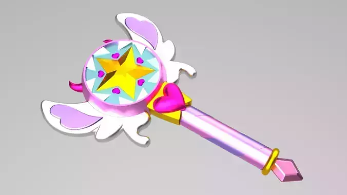 Star vs the forces of evil 3rd magic wand 3D print model