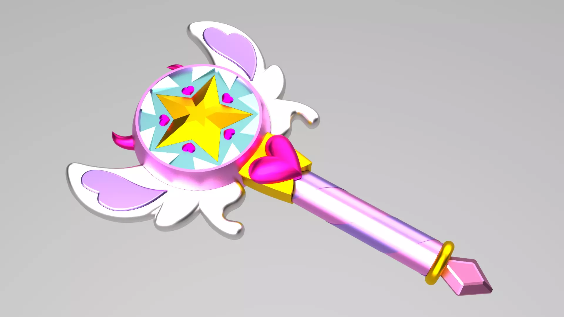 Star vs the forces of evil 3rd magic wand 3D print model_0
