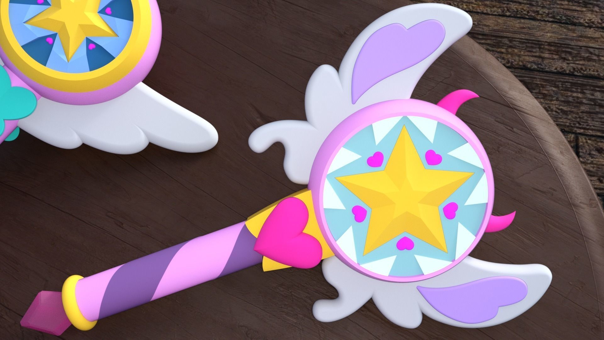 Star vs the forces of evil 3rd magic wand 3D print model_10