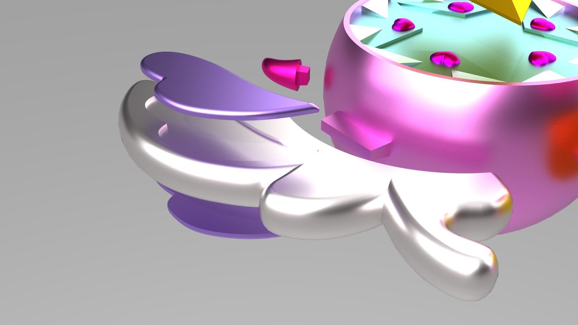 Star vs the forces of evil 3rd magic wand 3D print model_3