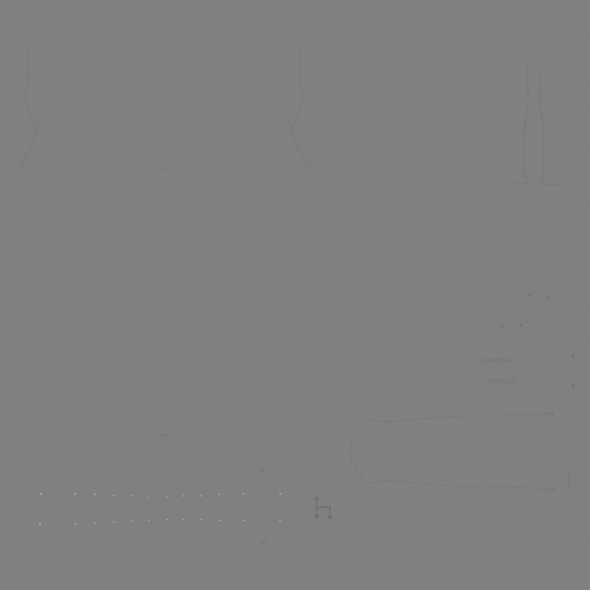 SciFi Spartan Helmet 02 Black Blue - Character Design Low-poly 3D model_23