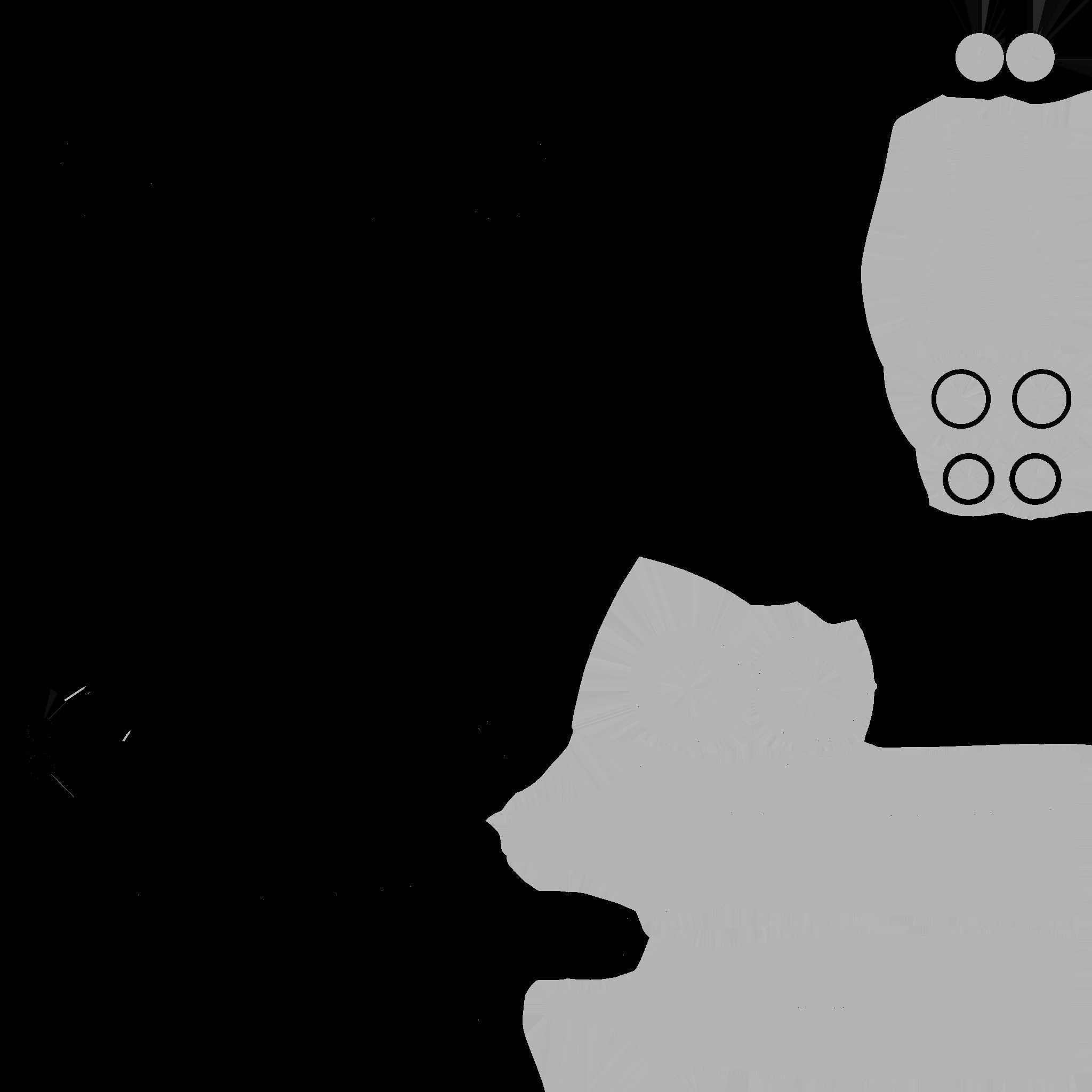 SciFi Spartan Helmet 02 Black Blue - Character Design Low-poly 3D model_20