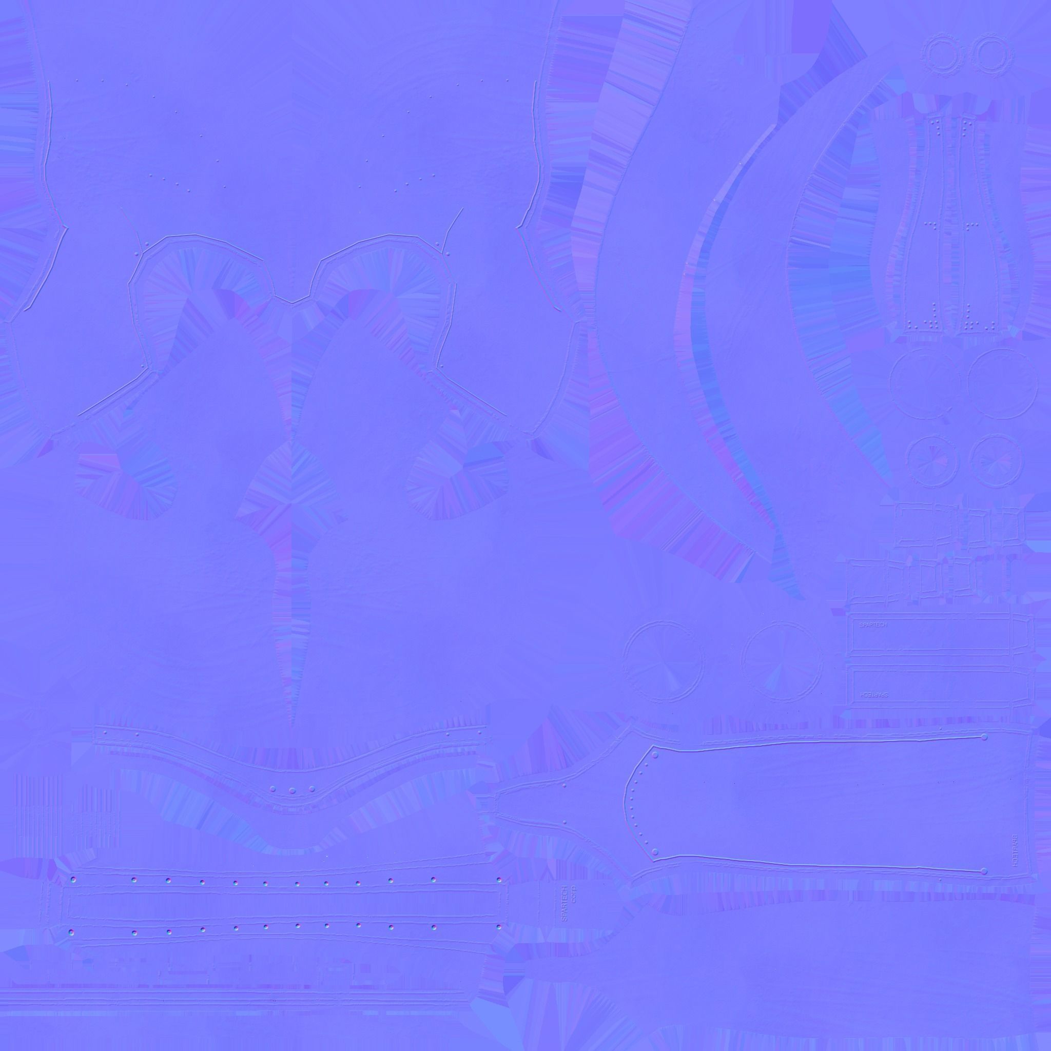 SciFi Spartan Helmet 03 Bronze - Character Design Low-poly 3D model_22