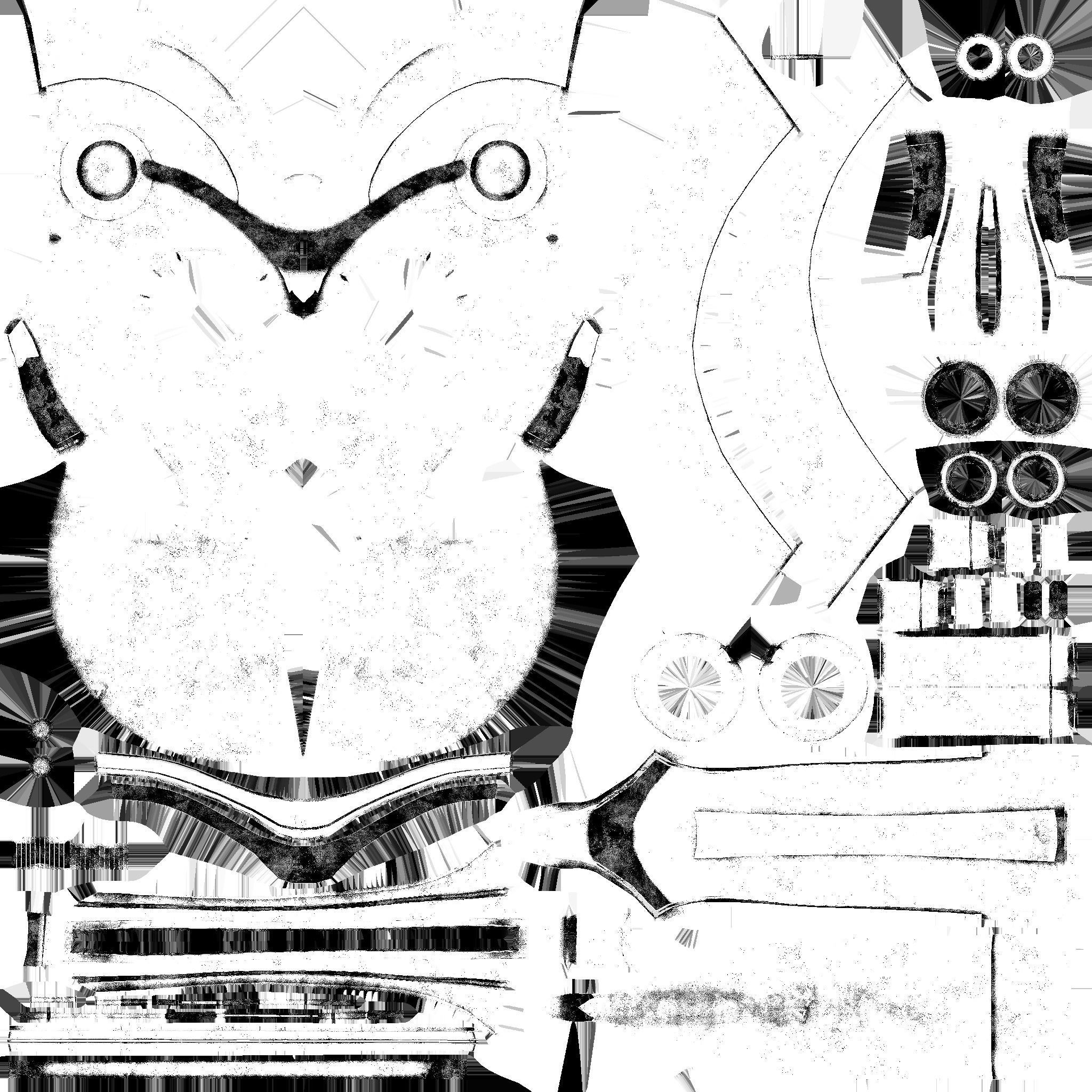 SciFi Spartan Helmet 03 Bronze - Character Design Low-poly 3D model_21