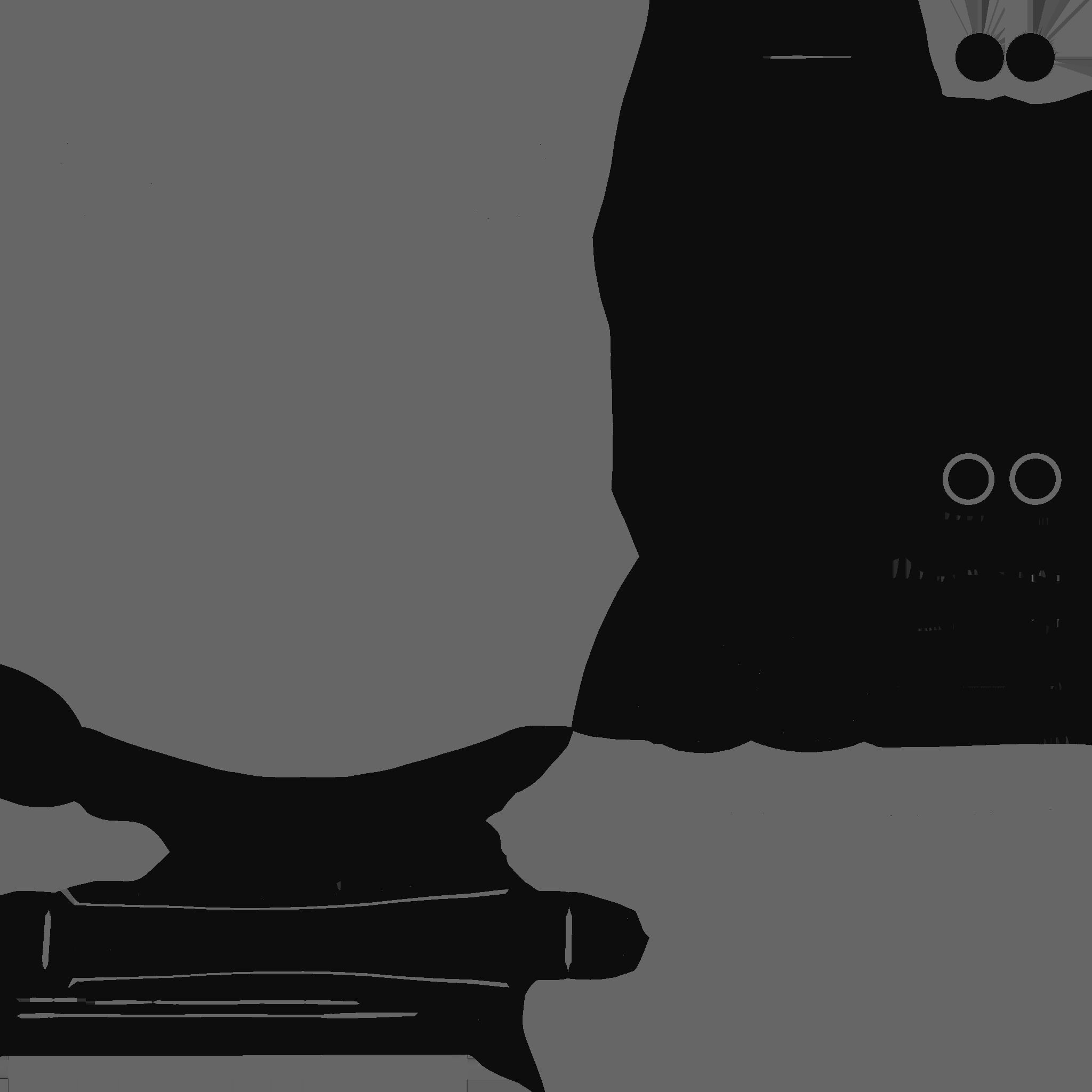 SciFi Spartan Helmet 04 Black Green - Character Design Low-poly 3D model_16