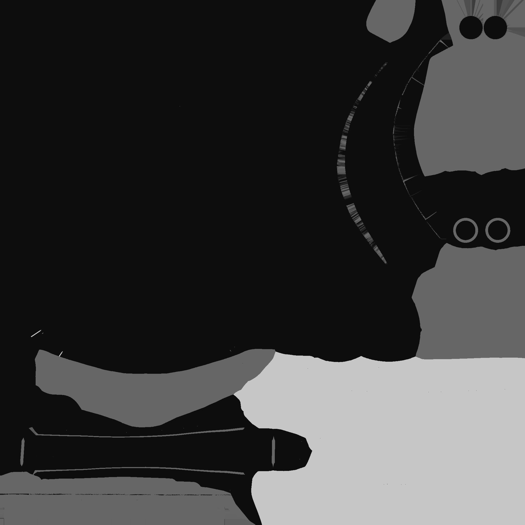 SciFi Spartan Helmet 06 Red Medic - Character Design Low-poly 3D model_21