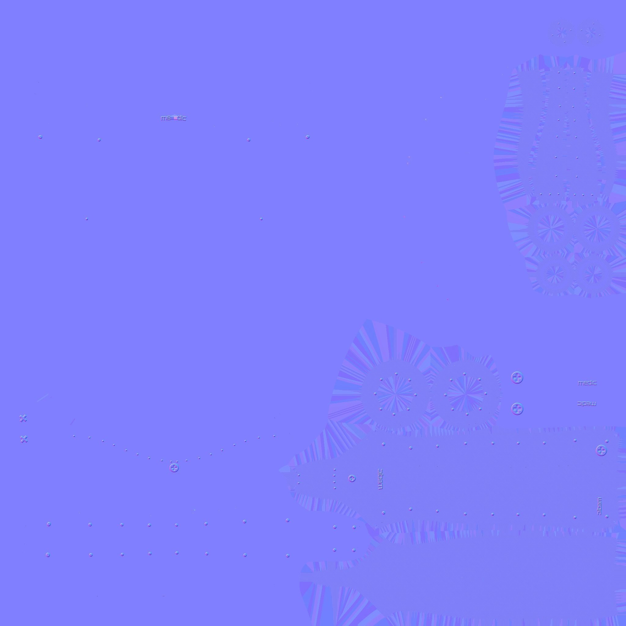 SciFi Spartan Helmet 06 Red Medic - Character Design Low-poly 3D model_19