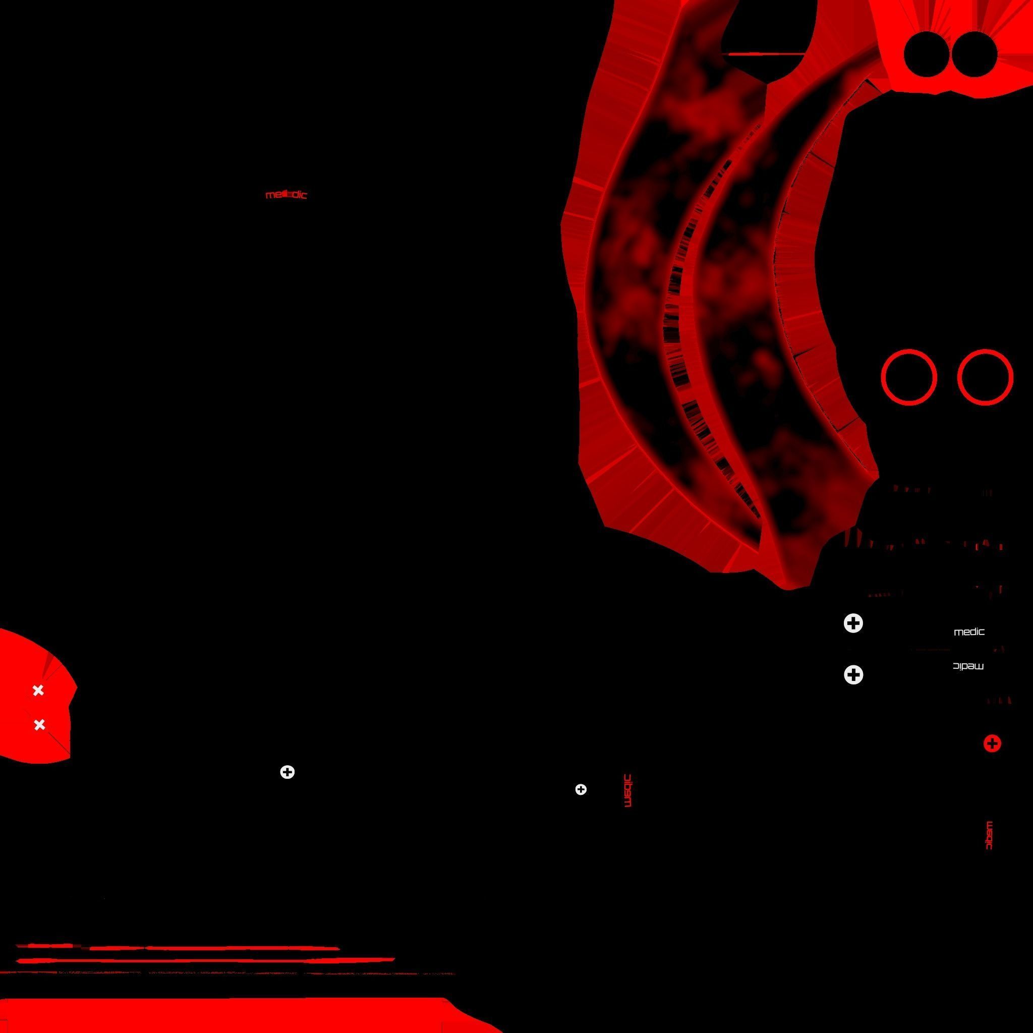 SciFi Spartan Helmet 06 Red Medic - Character Design Low-poly 3D model_16