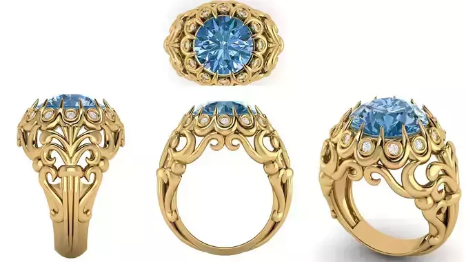 Lady Coktail Ring