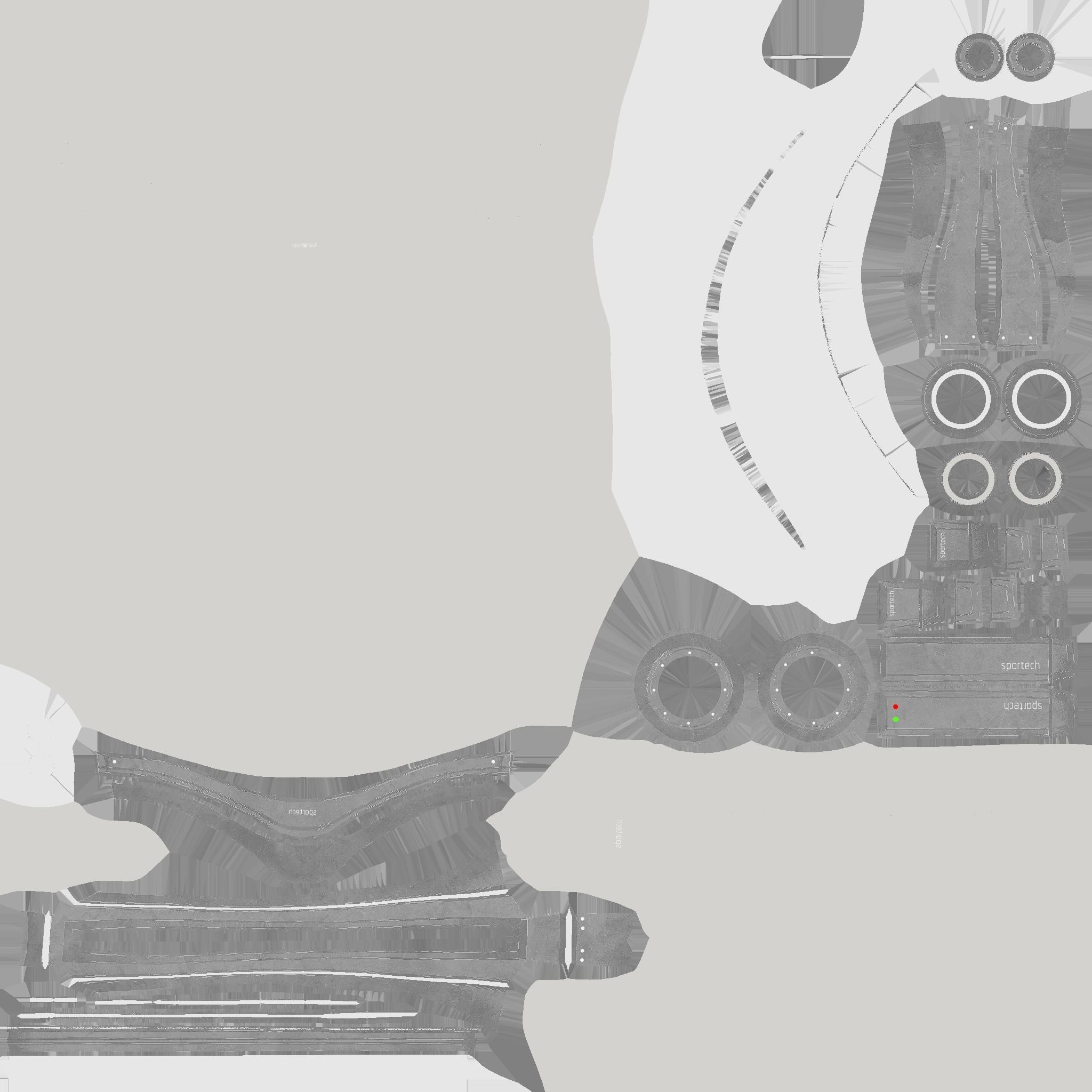 SciFi Spartan Helmet 07 Aluminum - Character Design Low-poly 3D model_23