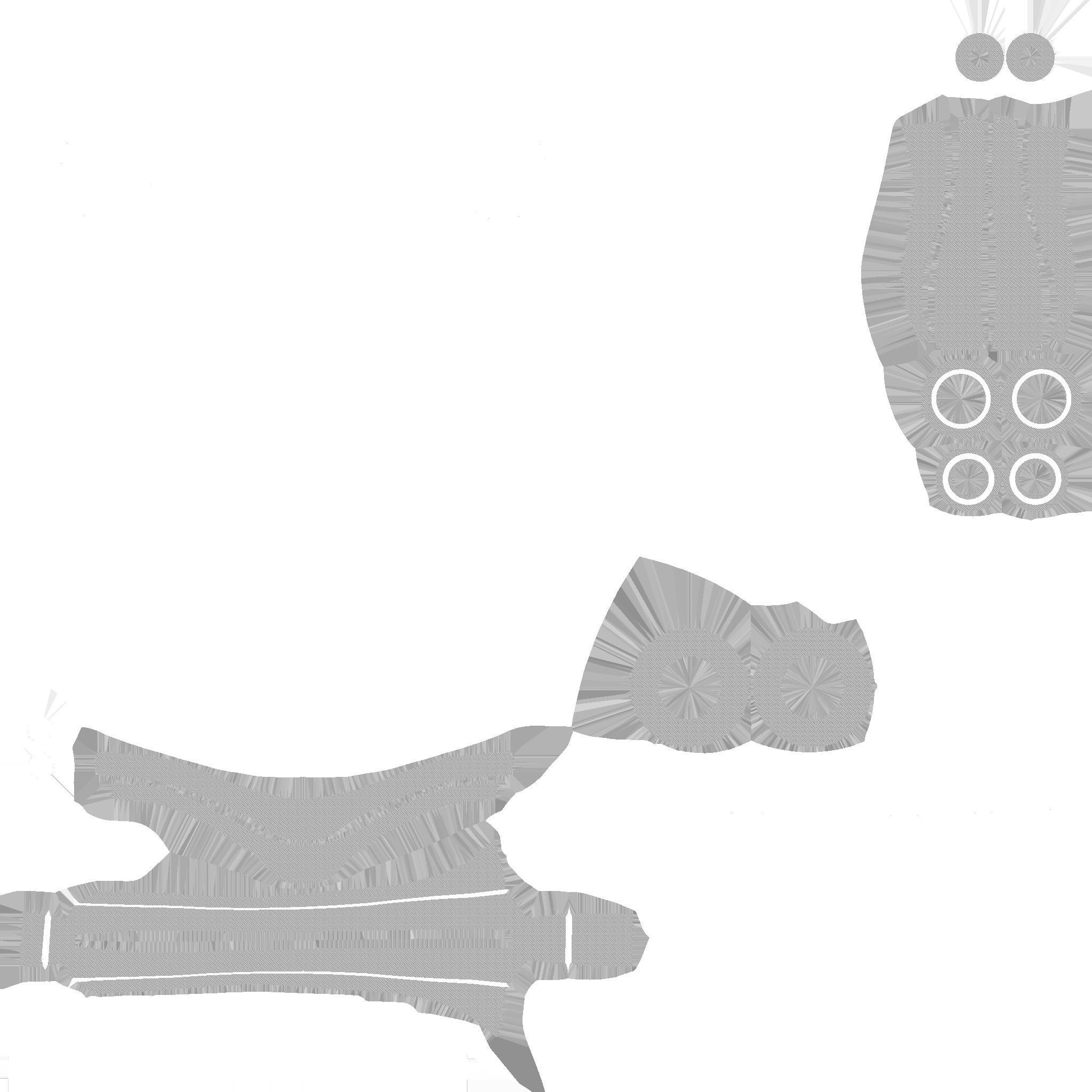 SciFi Spartan Helmet 08 Gold - Character Design Low-poly 3D model_23