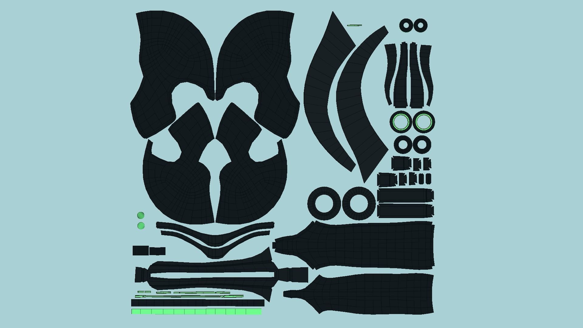 08 SciFi Spartan Helmet Collection - Character Design _53