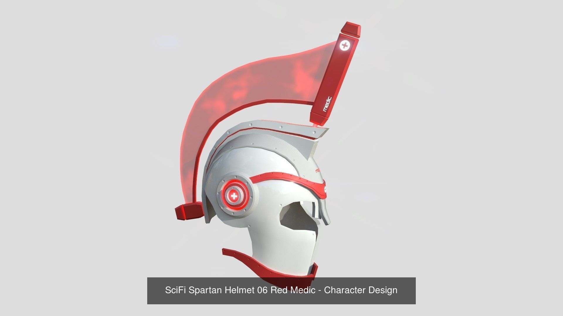 08 SciFi Spartan Helmet Collection - Character Design _6