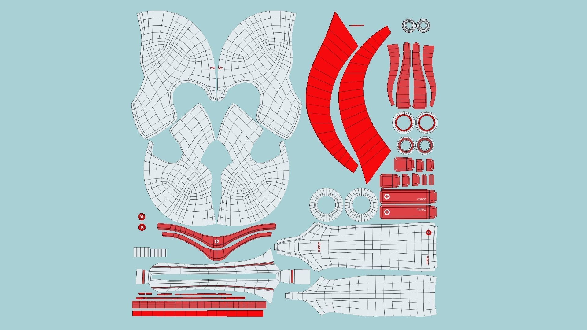 08 SciFi Spartan Helmet Collection - Character Design _65