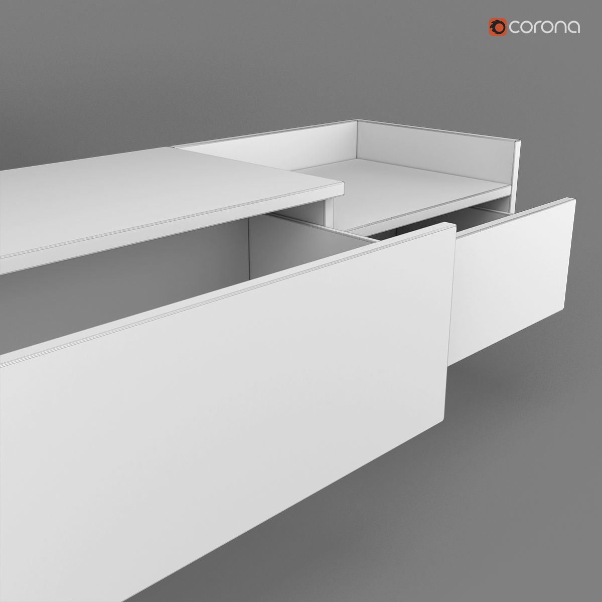 TV stand AARUP by Jysk 3D model_5