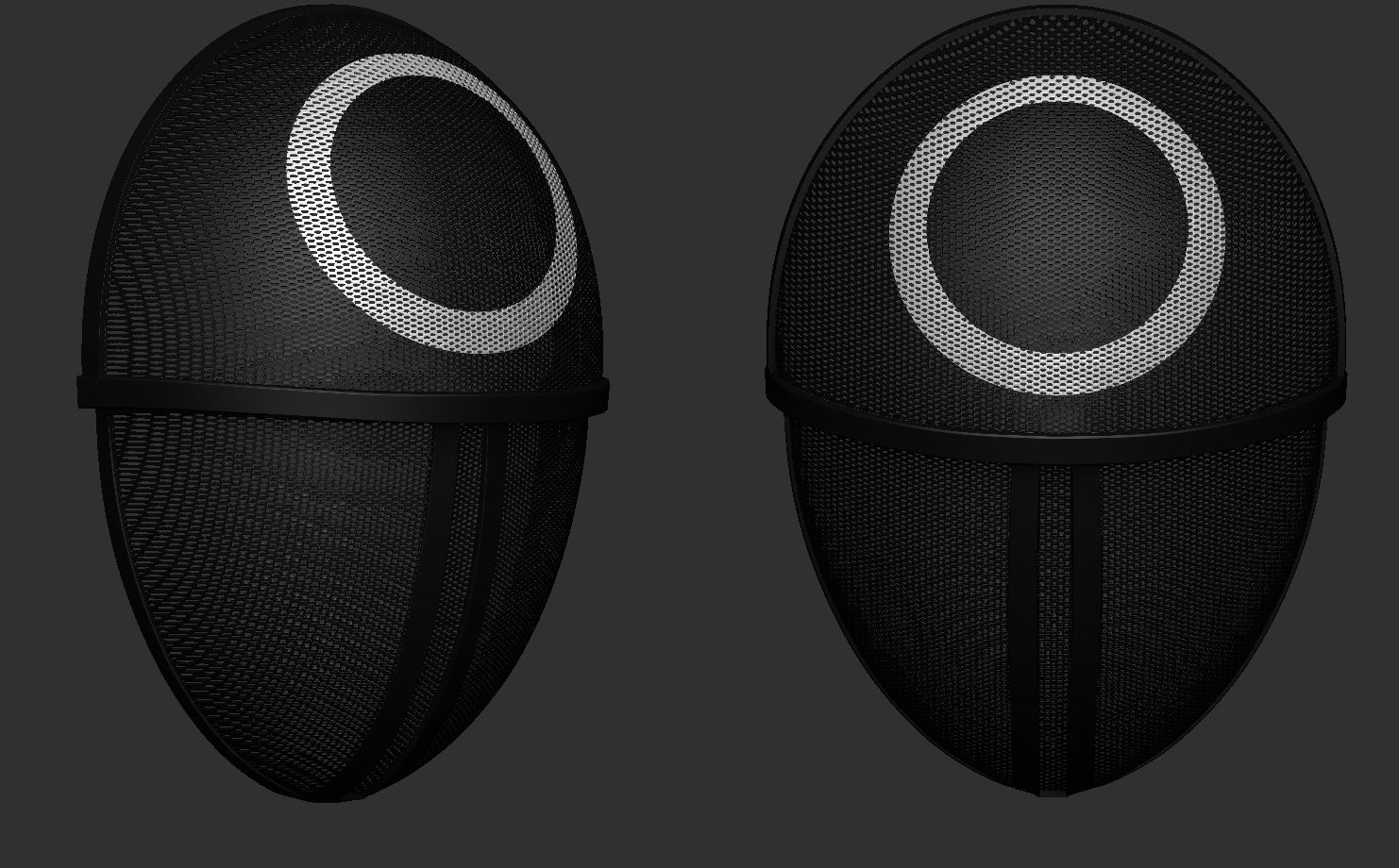 Squid Game MASK high quality 3D print model_1