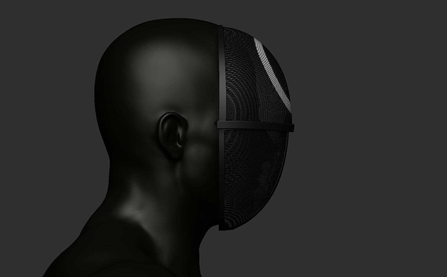 Squid Game MASK high quality 3D print model_3