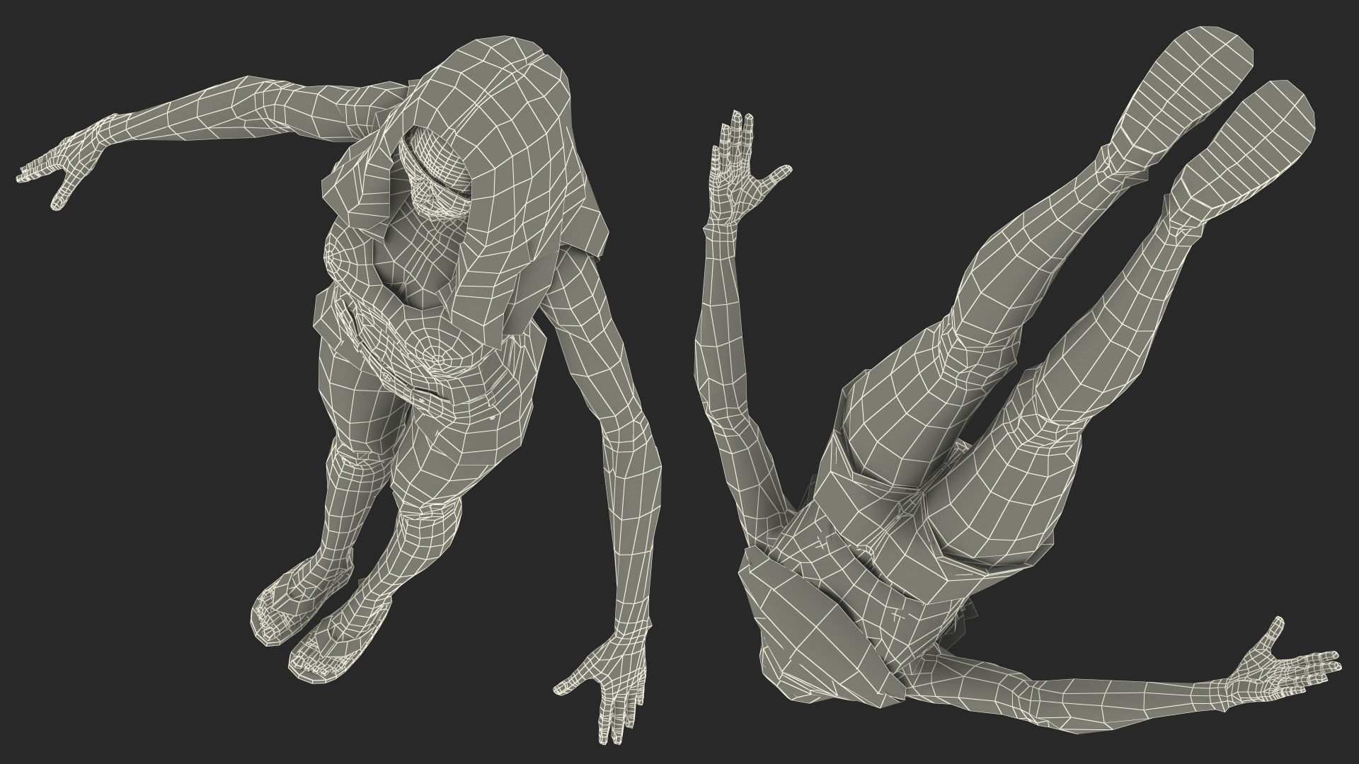 Teenage Girl Beach Outfits Rigged 3D model_44