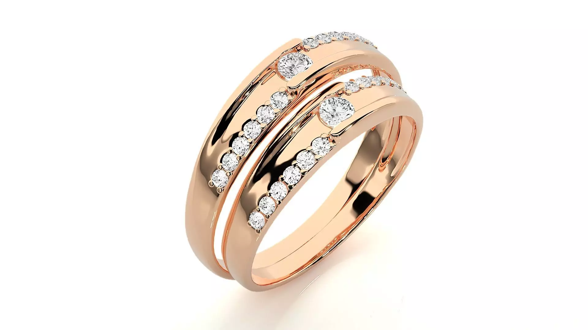 Band ring - 962 3D print model