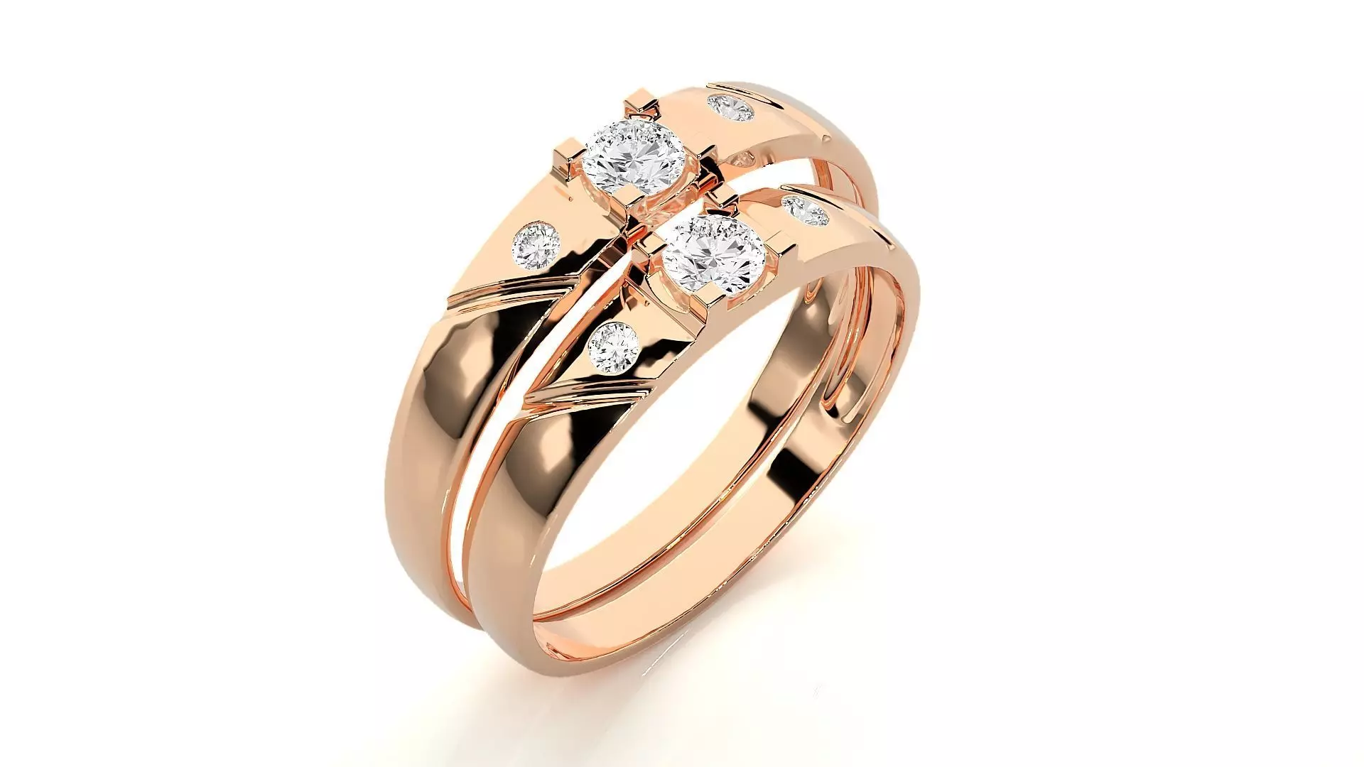 Band ring - 961 3D print model