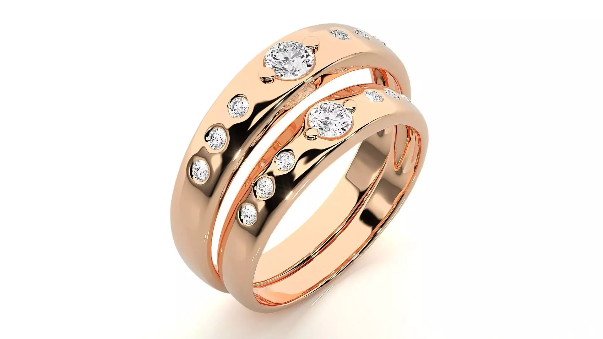 Band ring - 958 3D print model