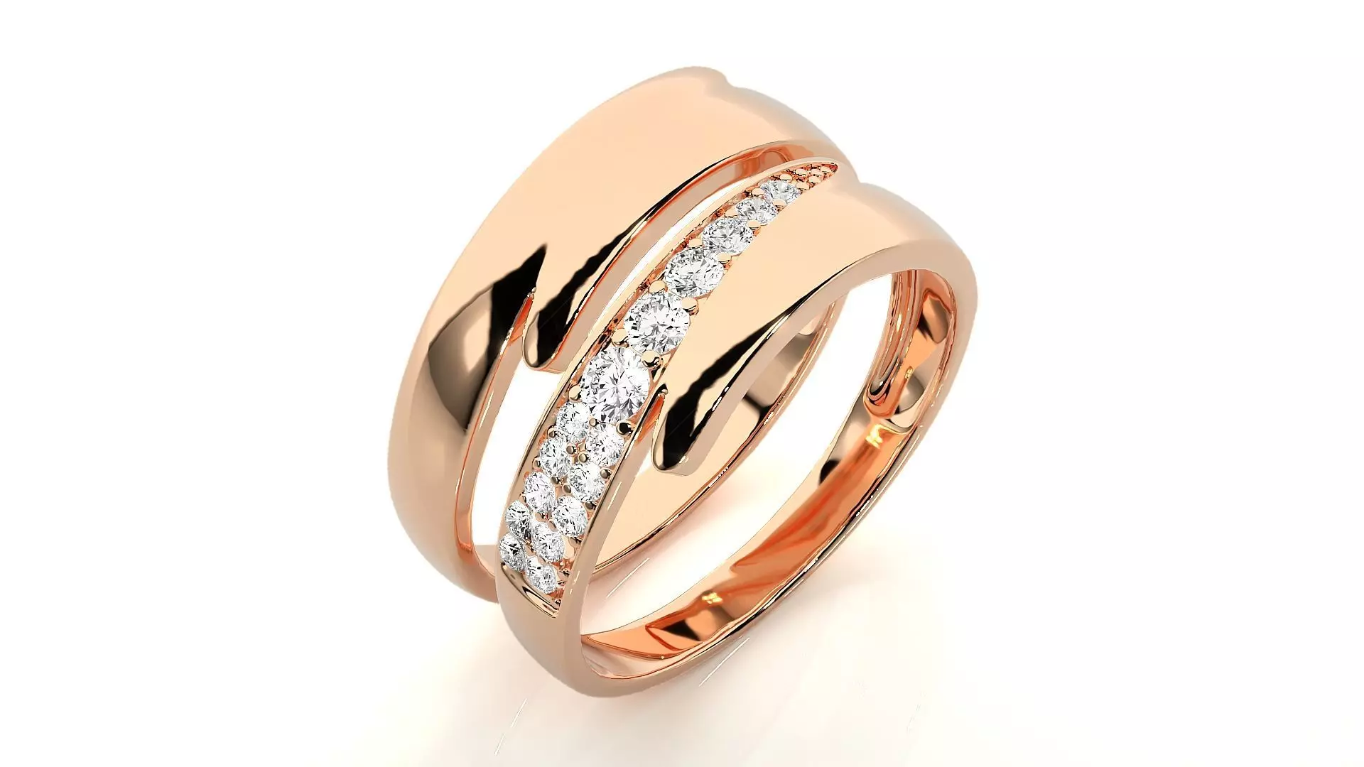 Band ring - 957 3D print model