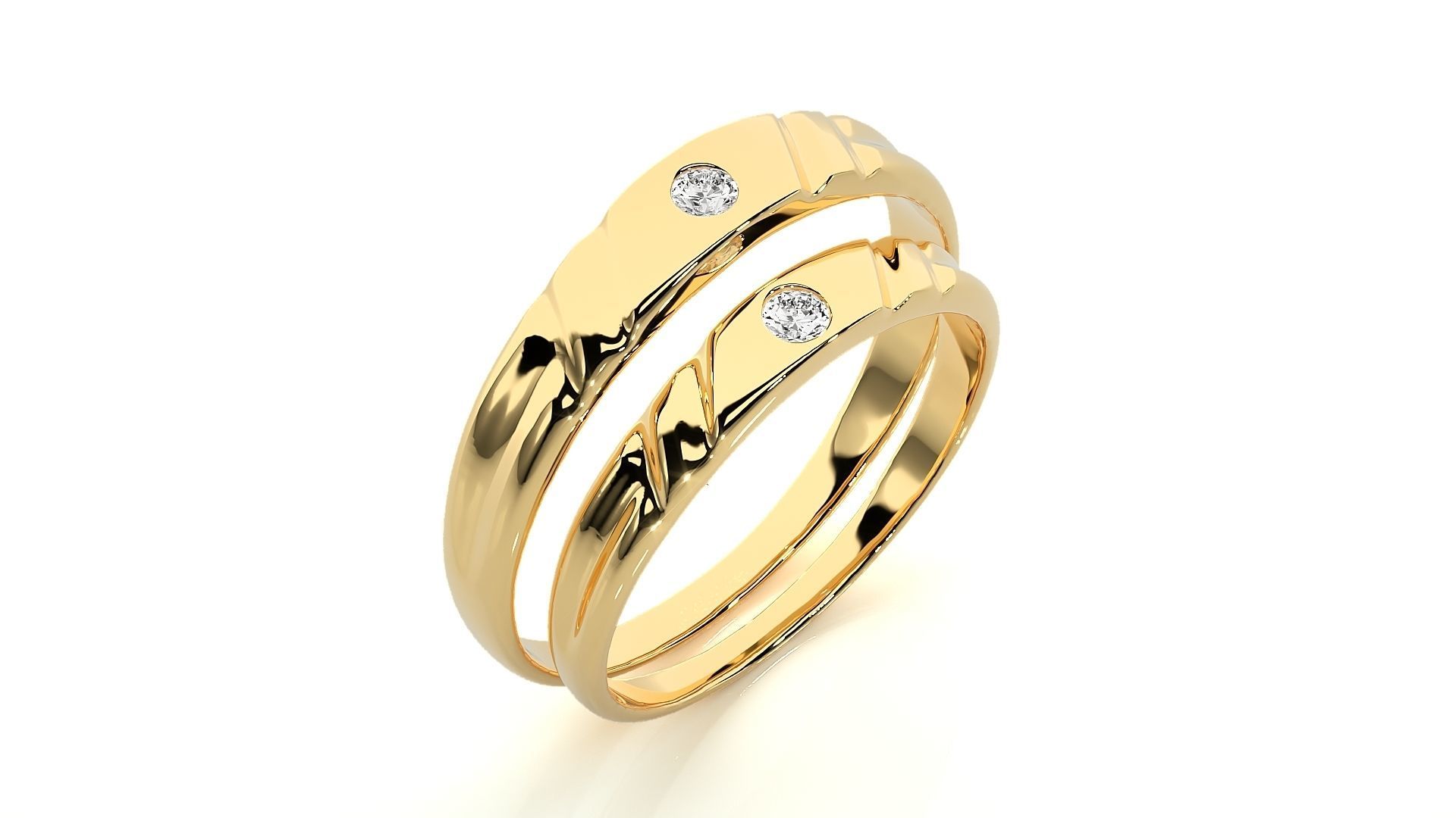 Band ring - 903-1C4 3D print model_12