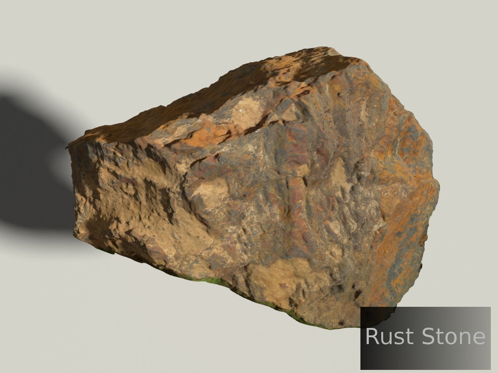 Scanned Surface Collection With 4 Piecs PLUS Dark Rock 3D model_9
