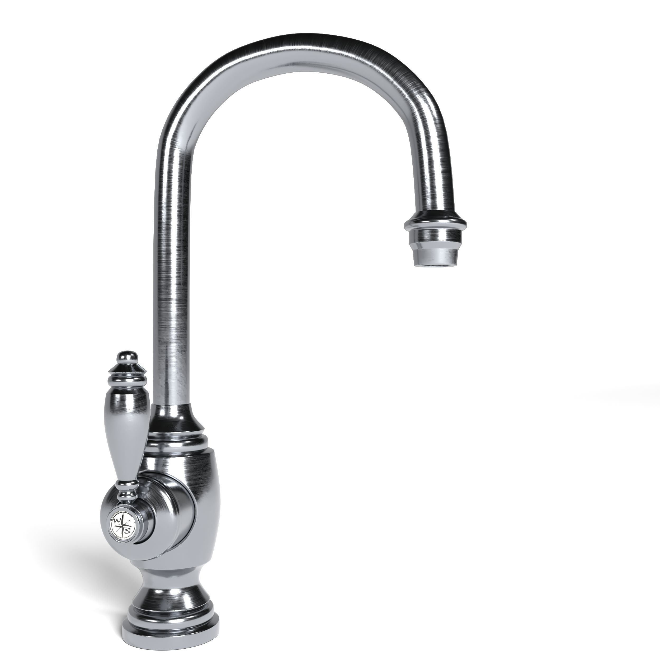 WATERSTONE KITCHEN FAUCET SET  3D model_2