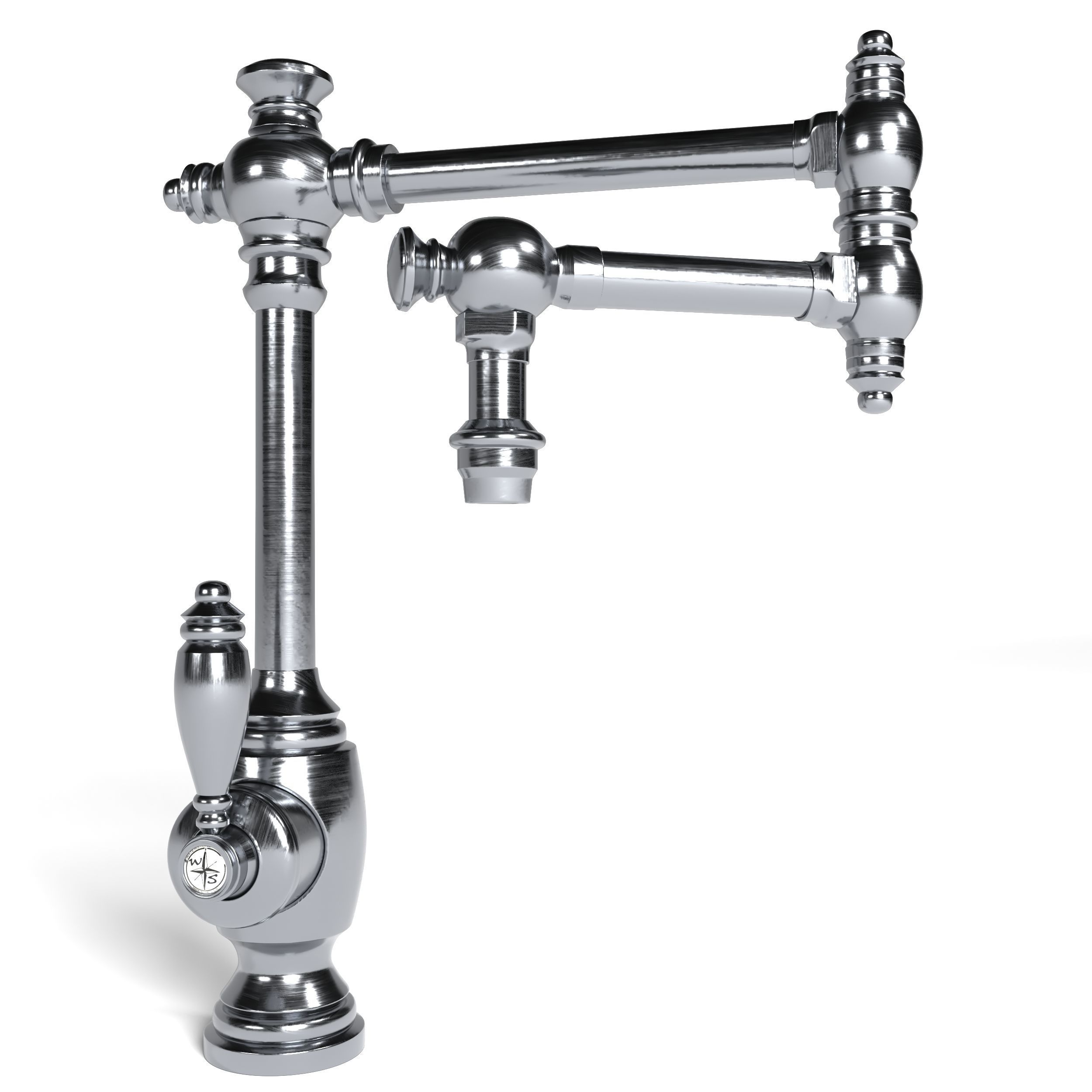 WATERSTONE KITCHEN FAUCET SET  3D model_1