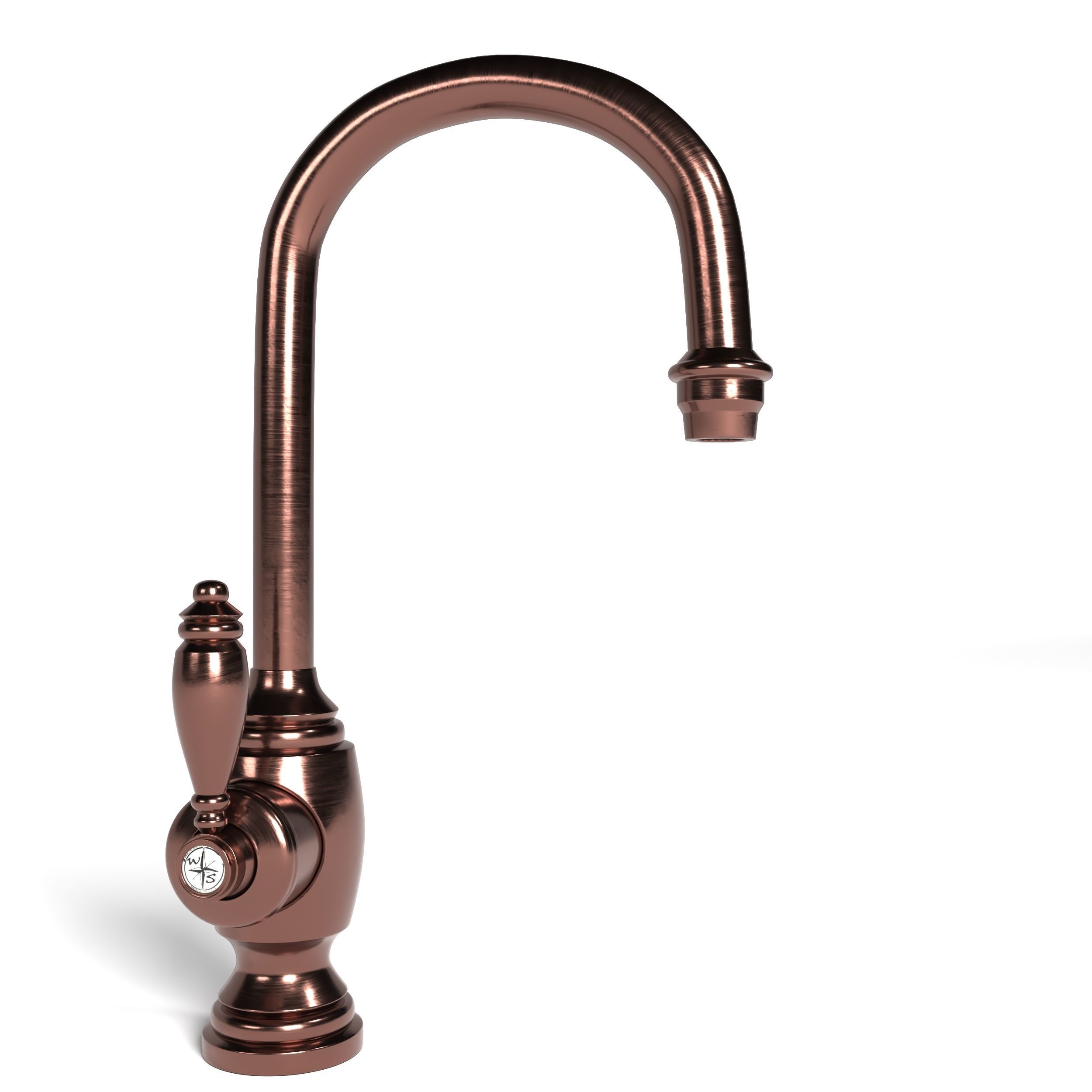 WATERSTONE KITCHEN FAUCET SET  3D model_3