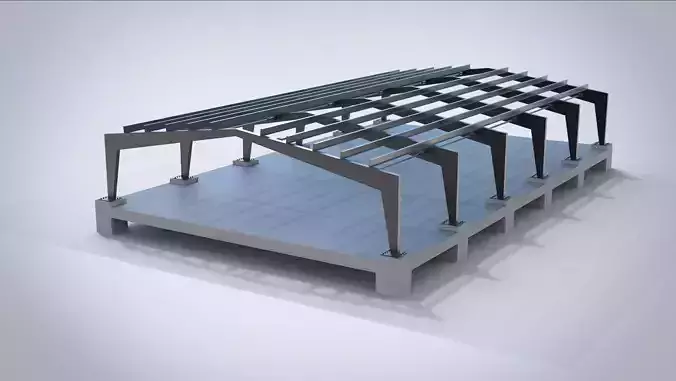 Industrial Metal Hangar 