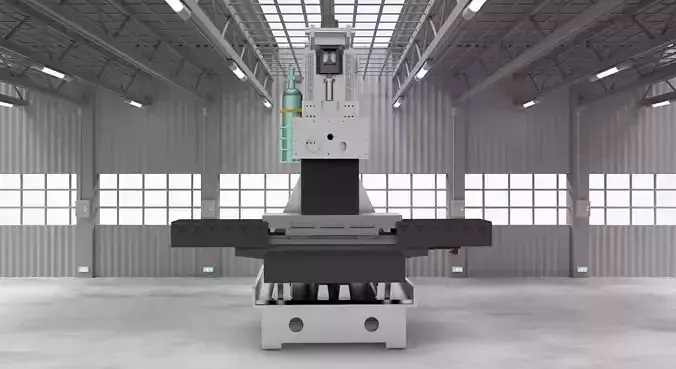 Vertical milling machine 3D model