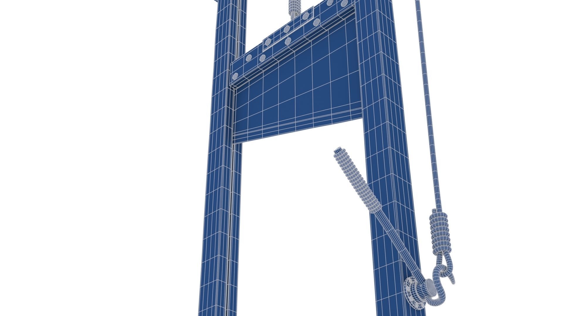 Guillotine for Execution 3D model_29