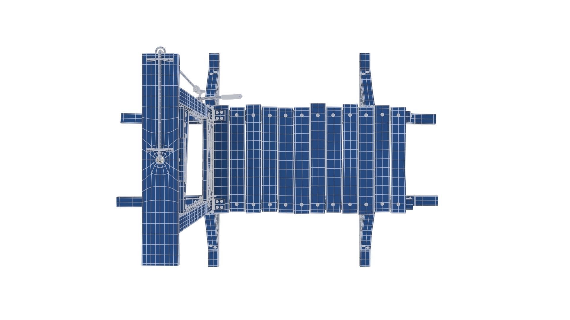 Guillotine for Execution 3D model_26