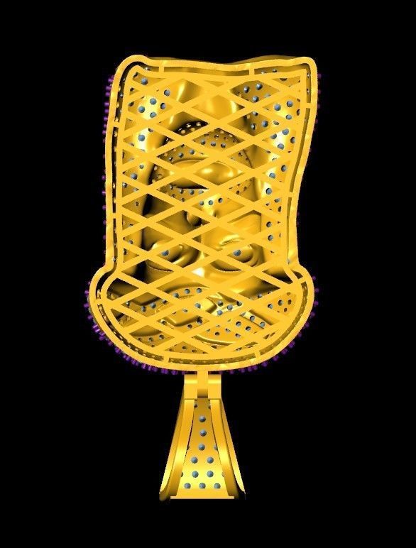 jesus pandent 3D print model_2